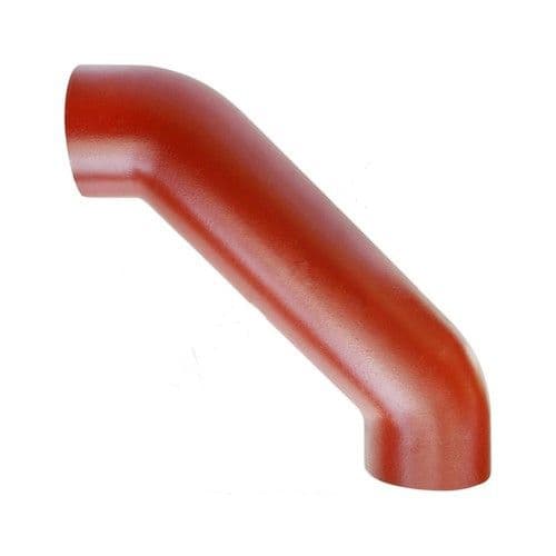 Отвод чугун SML Ду 150х90гр с успокоительным участком б/растр, DN 150